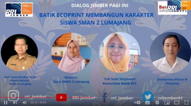 SMADA diundang program Dialog Pagi RRI Jember