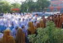 Hari pertama masuk sekolah SMADA gelar halal bihalal